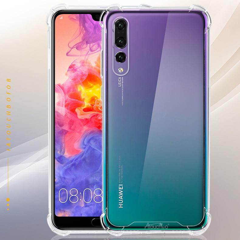 Atouchbo Anti-shock Clear Case For Huawei P20 / P20 Pro - Happiness Idea