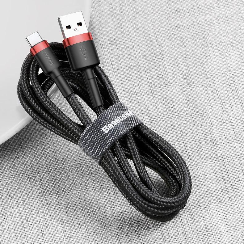 Baseus Premium Nylon Braided Type-C Cable - Happiness Idea