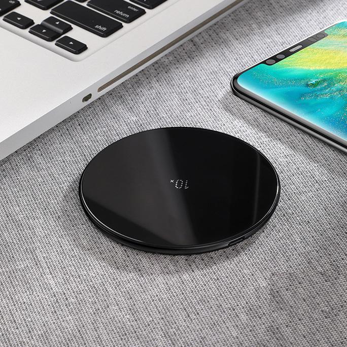 Baseus Ultraslim Qi Wireless Fast Charger (Huawei Fast Charge version) - Happiness Idea