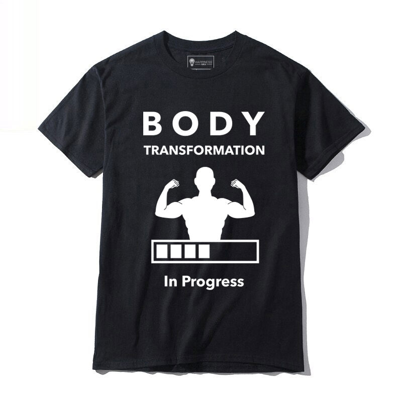 Body Transformation In Progress Workout T-shirt