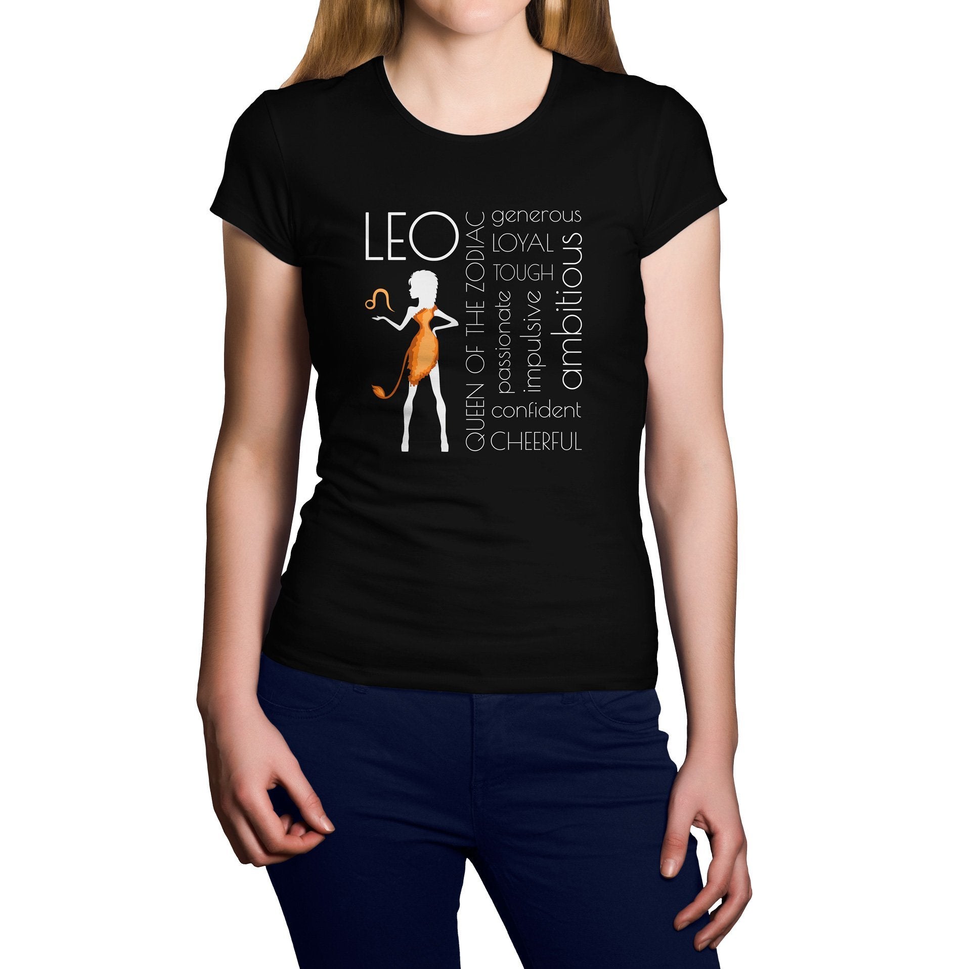 Horoscope Leo Short Sleeve Shirt - Happiness Idea