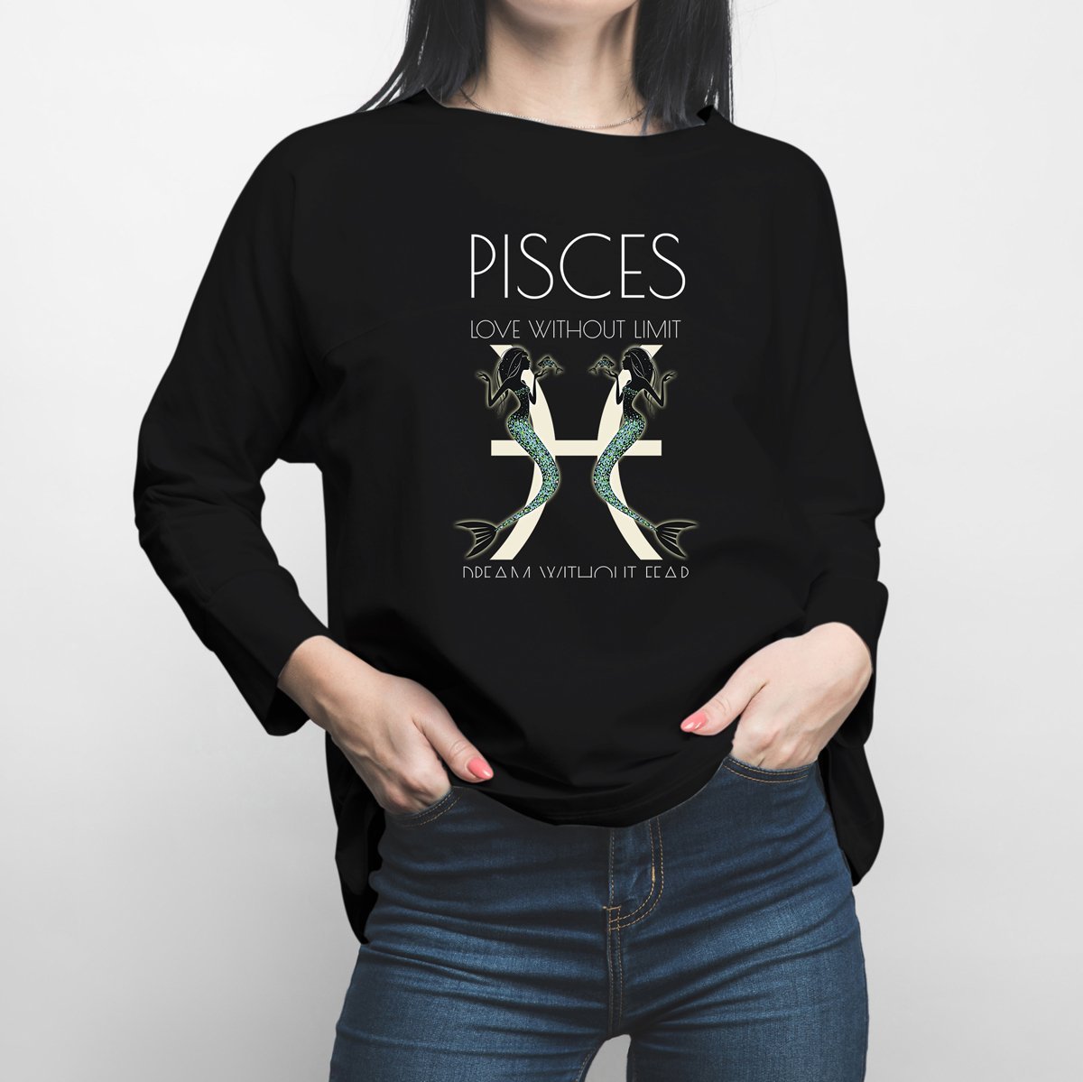 Horoscope Pisces Long Sleeve Shirt - Happiness Idea