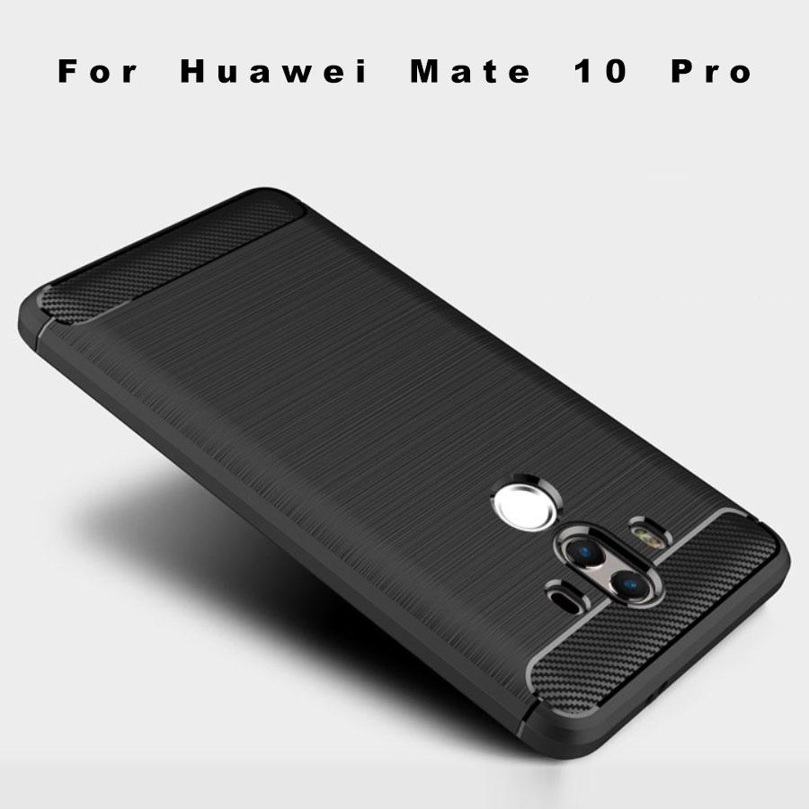 Huawei Mate 10 Pro Brushed Carbon Fiber Design Case - Happiness Idea