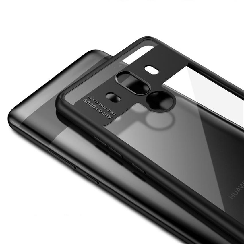 Huawei Mate 10 Pro Transparent Hybrid Case - Happiness Idea