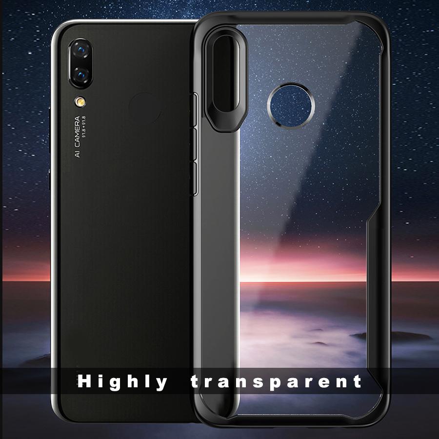 Huawei Nova 3 Transparent Bumper Case - Happiness Idea