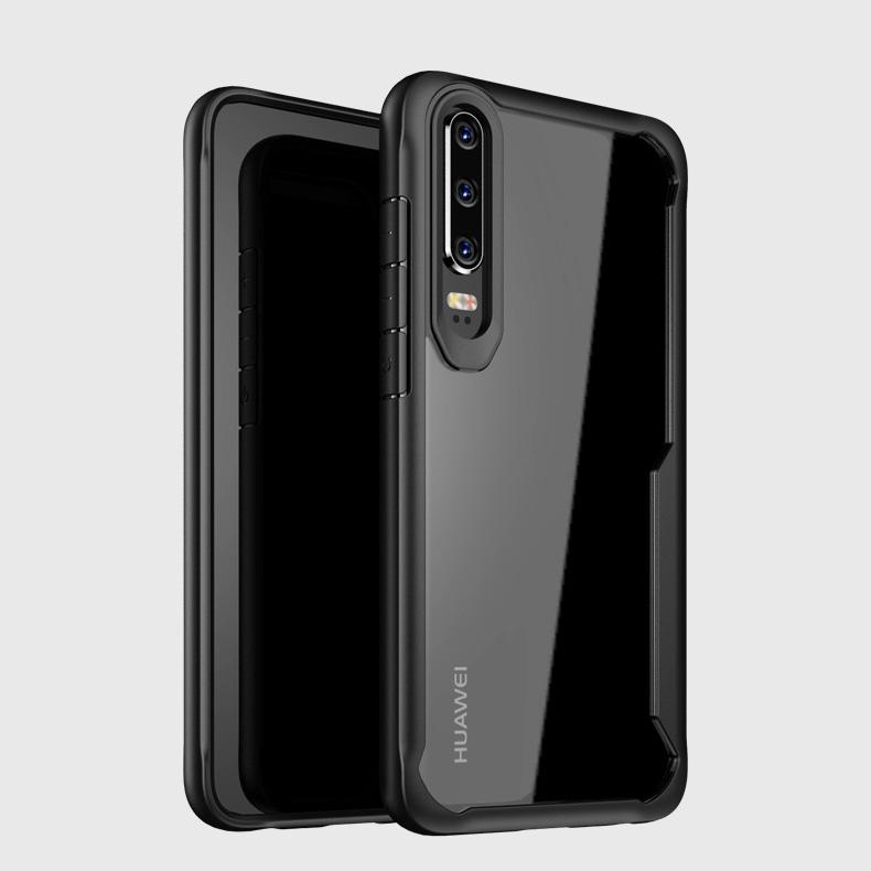 Huawei P30 Transparent Bumper Case - Happiness Idea