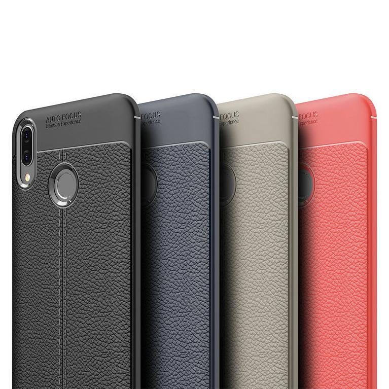 Huawei Y9 (2019) Leather Design TPU Case - Happiness Idea