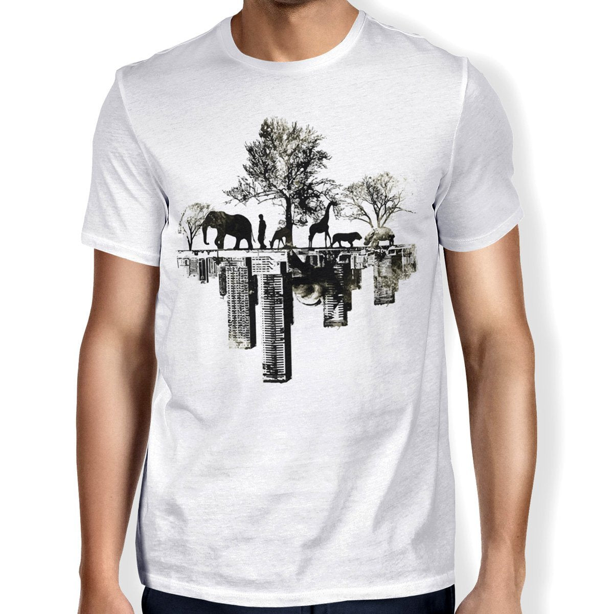 Jungle City Unisex T-shirt - Happiness Idea
