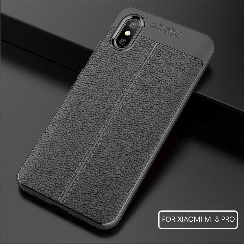 Xiaomi Mi 8 Pro Leather Design TPU Case - Happiness Idea