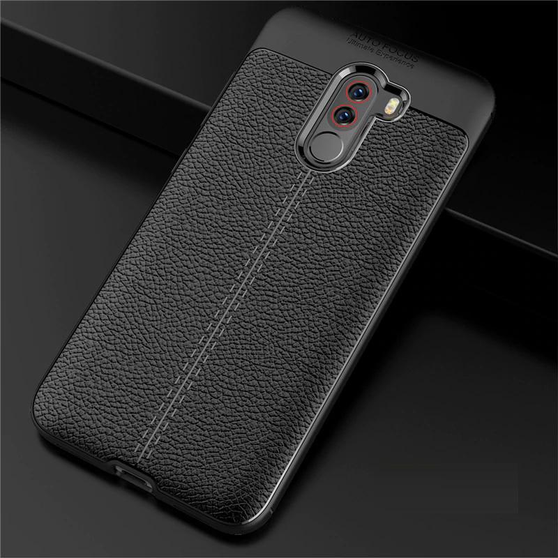Xiaomi Pocophone F1 Leather Design TPU Case - Happiness Idea