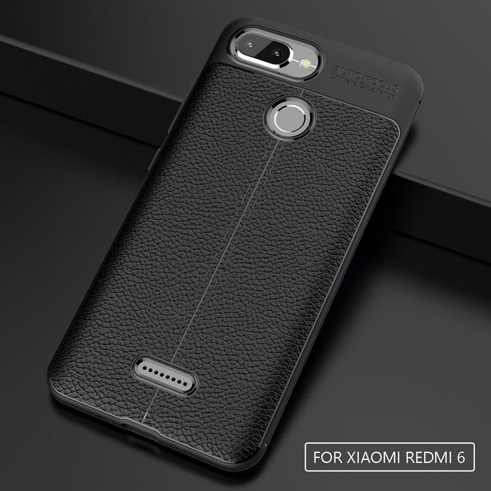 Xiaomi Redmi 6 Leather Design TPU Case - Happiness Idea