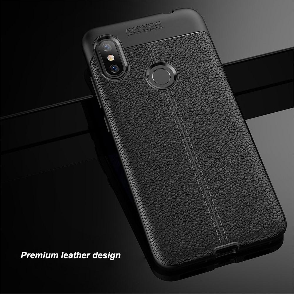 Xiaomi Redmi Note 5 / Note 5 Pro Leather Design TPU Case - Happiness Idea
