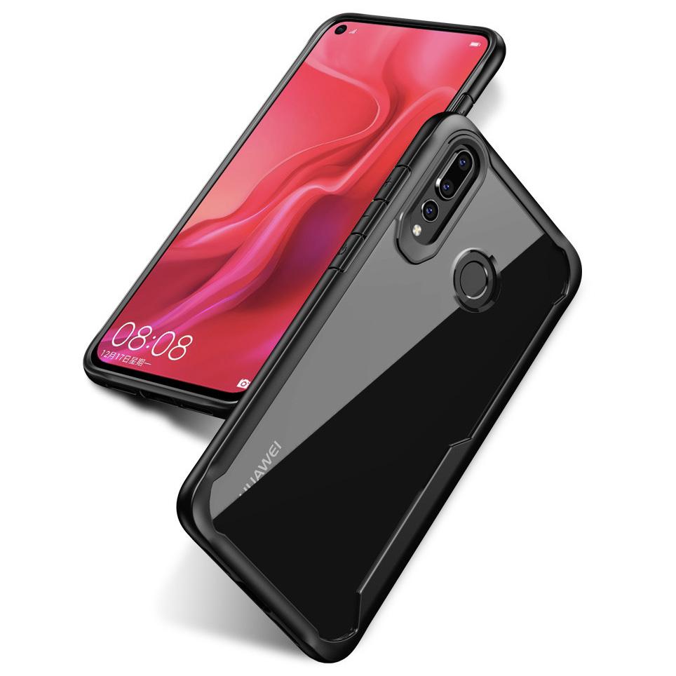 Huawei Nova 4 Transparent Bumper Case - Happiness Idea