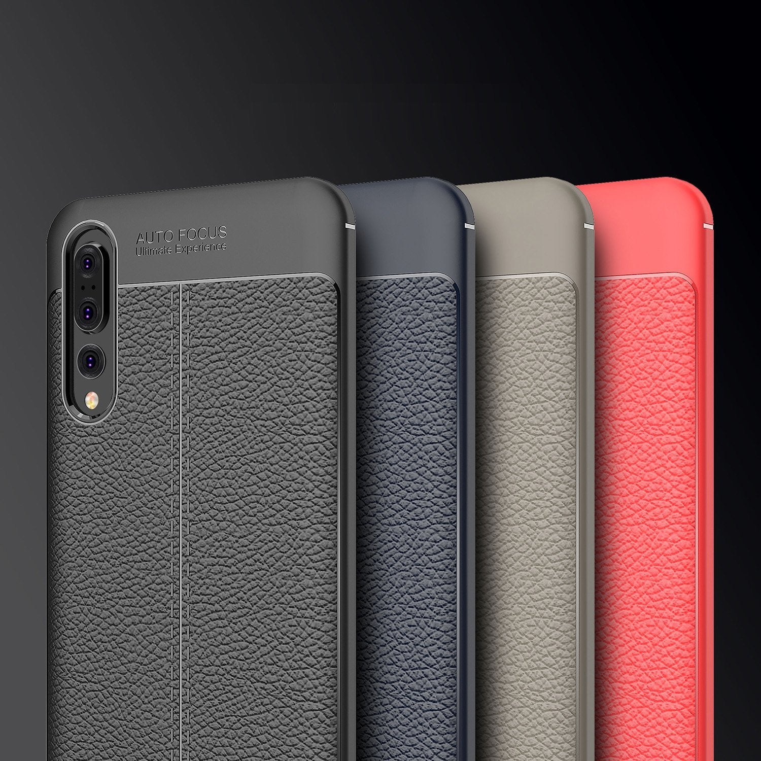 Huawei P20 / P20 Pro Leather Design TPU Case - Happiness Idea