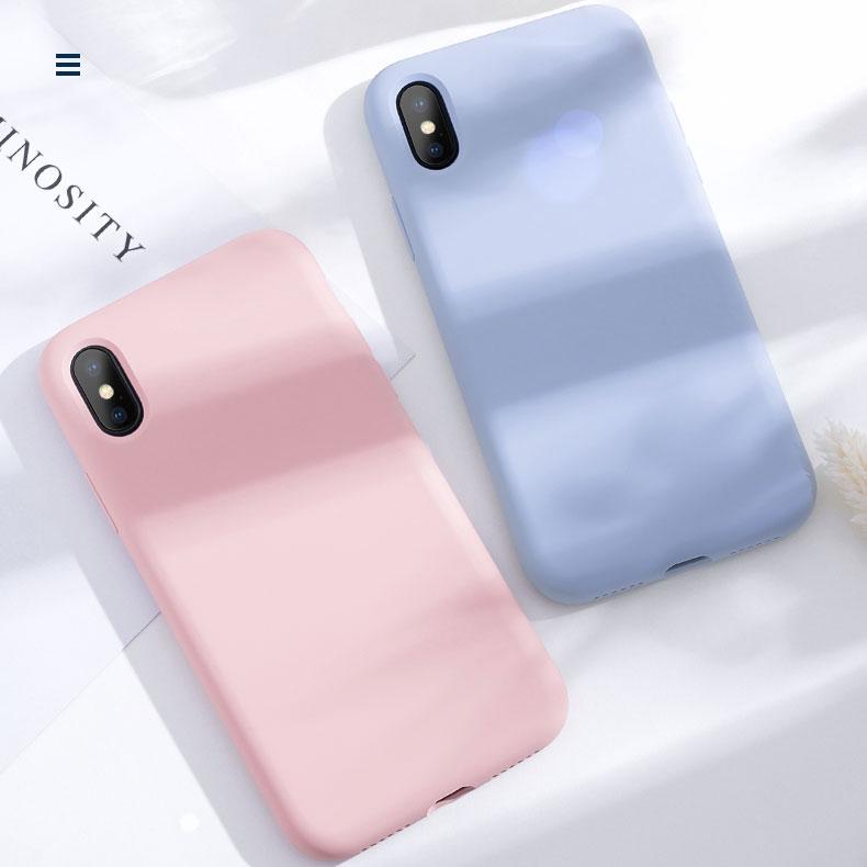 iPhone XS Max Liquid Silicone Case - Happiness Idea