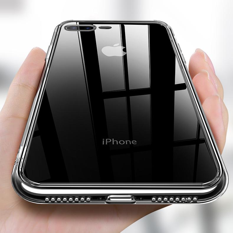 Lucid Clear Glass Case for iPhone - Happiness Idea