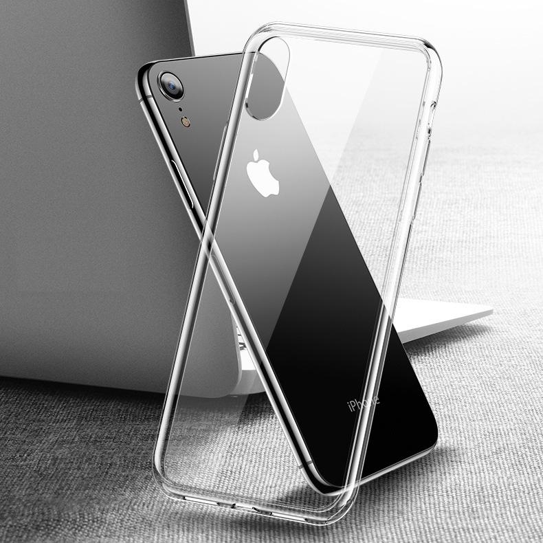 Lucid Clear Glass Case for iPhone XR - Happiness Idea