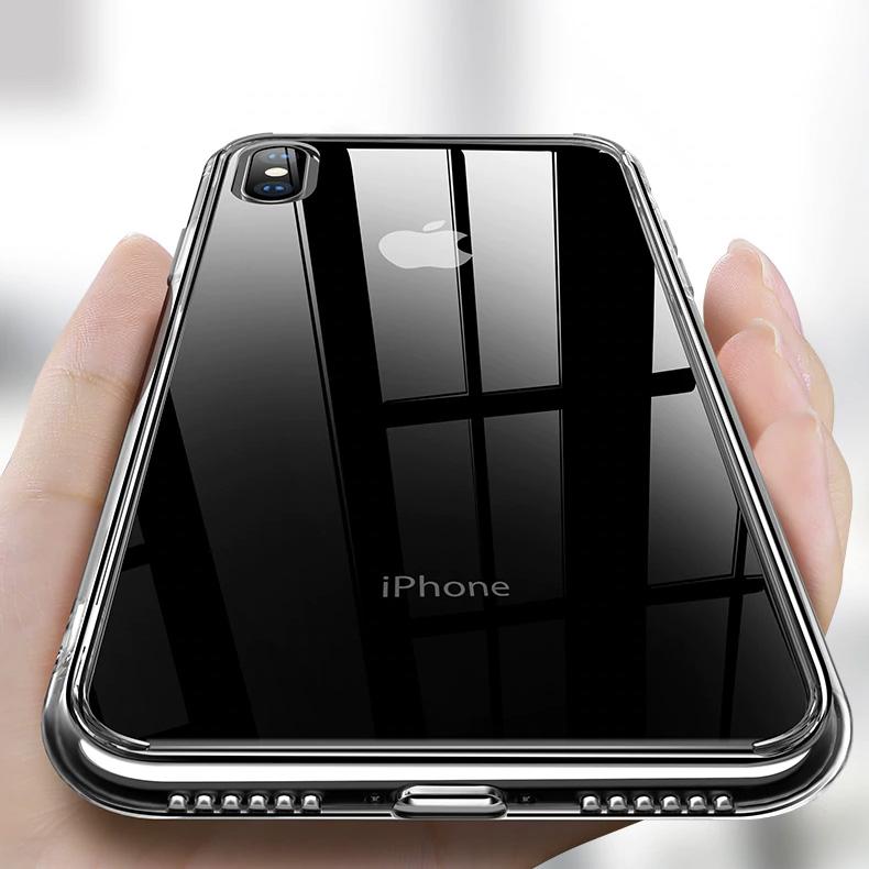 Lucid Clear Glass Case for iPhone XS / XS Max - Happiness Idea