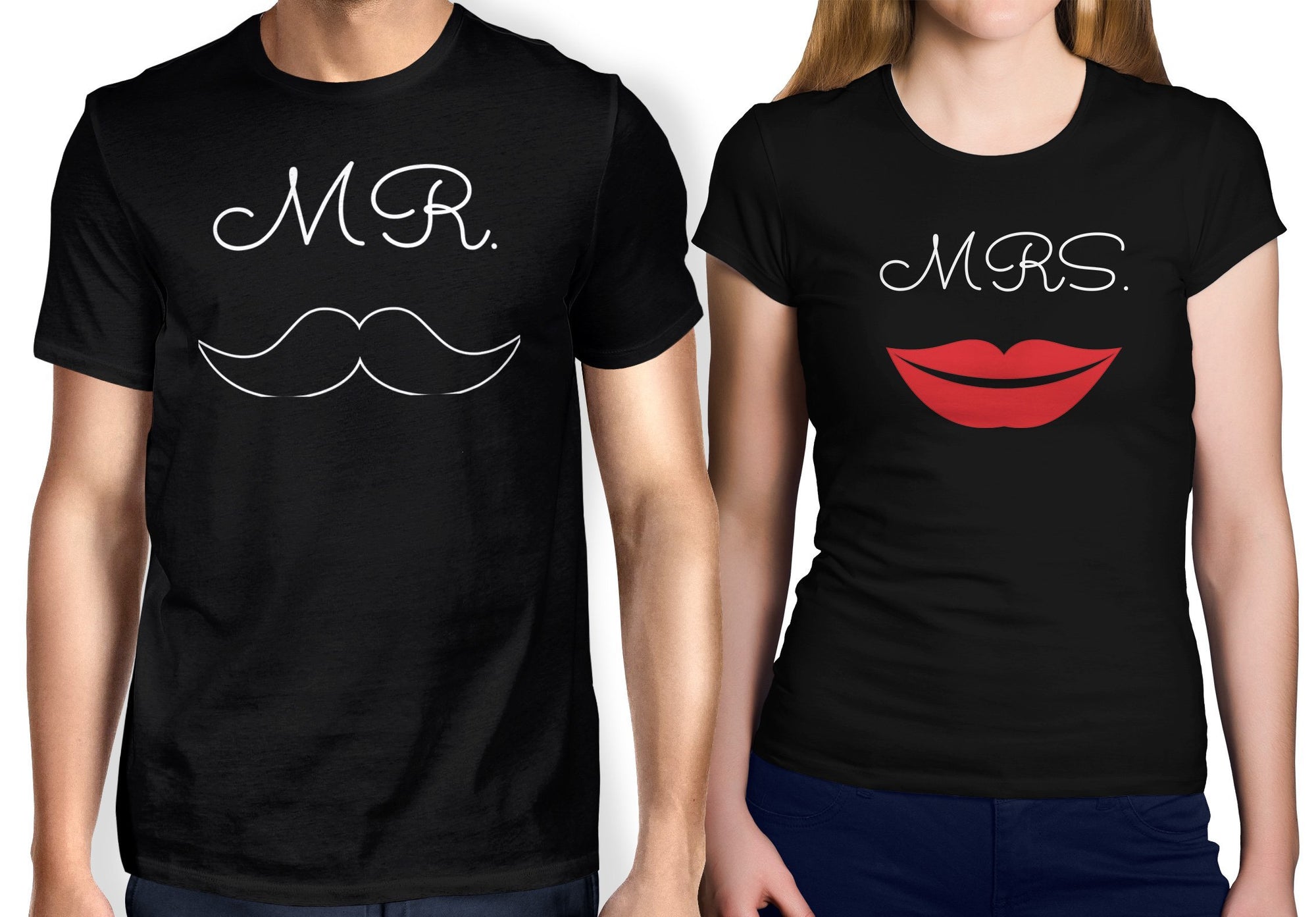 Mr & Mrs Couple Shirts - Happiness Idea