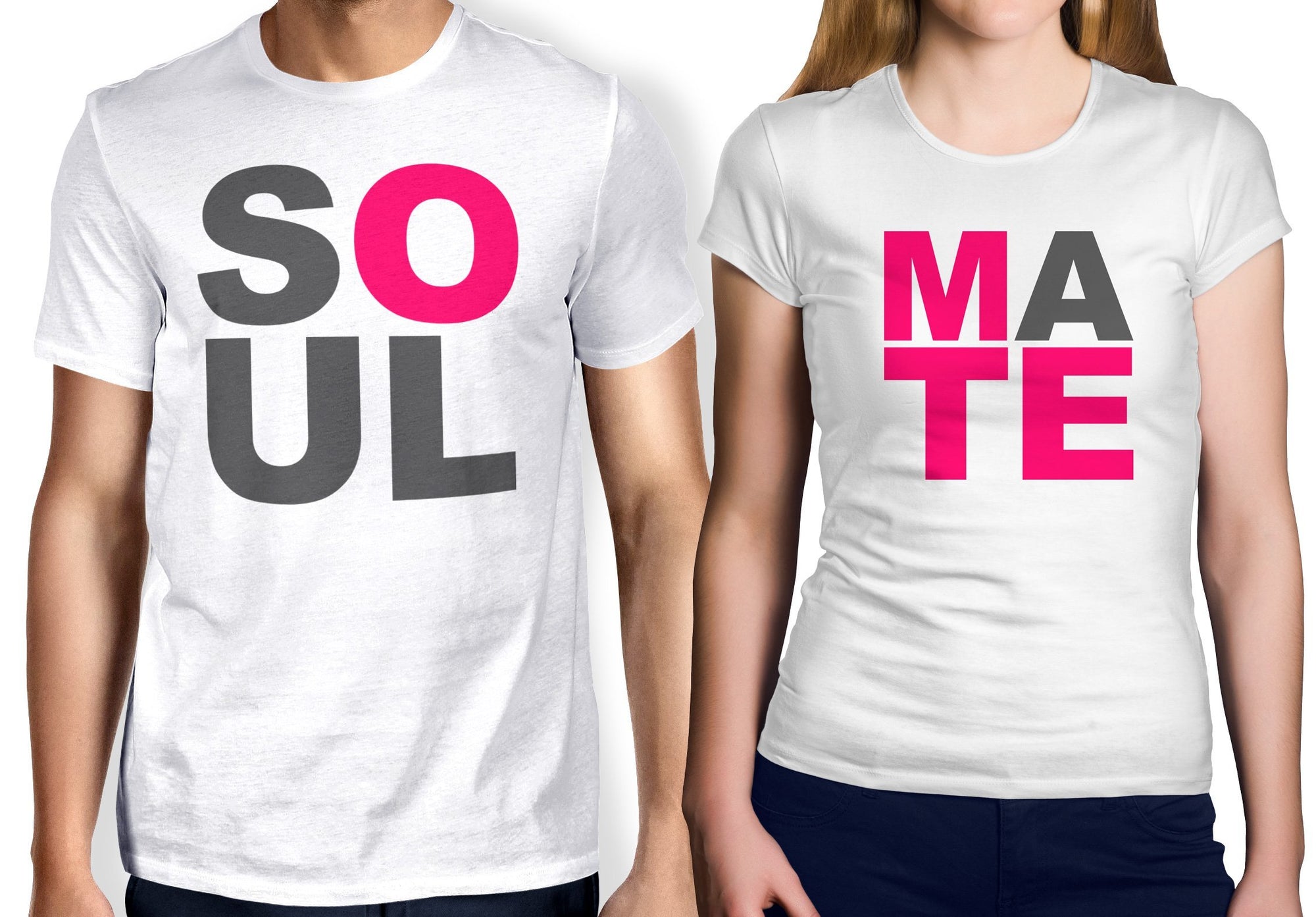 Soul Mate Couple Shirts - Happiness Idea