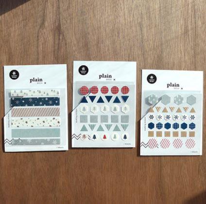 Suatelier Stickers - Plain x Deco (C) - Happiness Idea