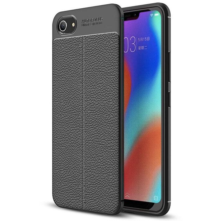 Vivo Y81 Leather Design TPU Case - Happiness Idea